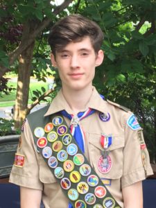 Colin Baker, Eagle Scout 2018