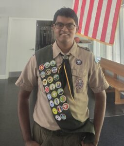 Aaryan Shah, Eagle Scout 2024